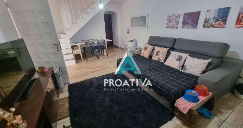 Sobrado com 3 dormitórios à venda, 144 m² - Vila Homero Thon - Santo André/SP