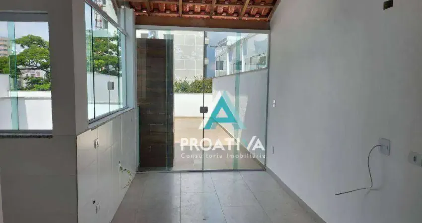 Cobertura à venda, 107 m² por r$ 545.000,09 - vila valparaíso - santo andré/sp