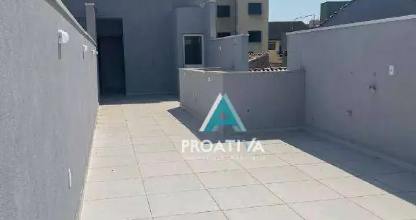 Cobertura com 2 dormitórios à venda, 120 m²  - Vila Humaitá - Santo André/SP