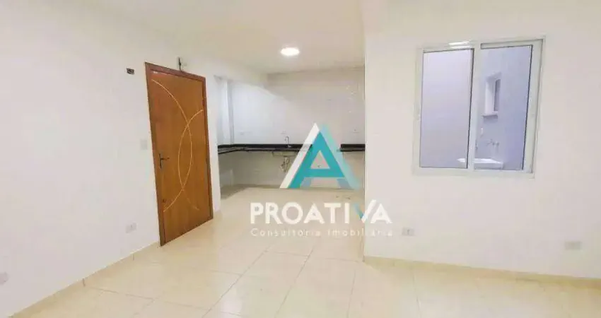 Apartamento com 2 dormitórios à venda, 58 m² - Vila Homero Thon - Santo André/SP