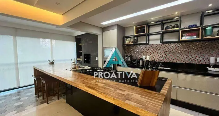 Apartamento com 3 dormitórios à venda, 120 m² - Jardim - Santo André/SP