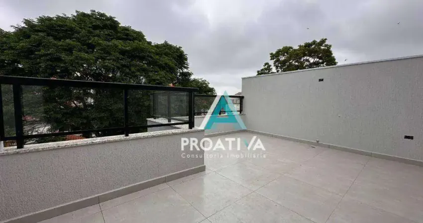 Cobertura com 2 dormitórios à venda, 98 m² por r$ 564.000,00 - parque oratório - santo andré/sp