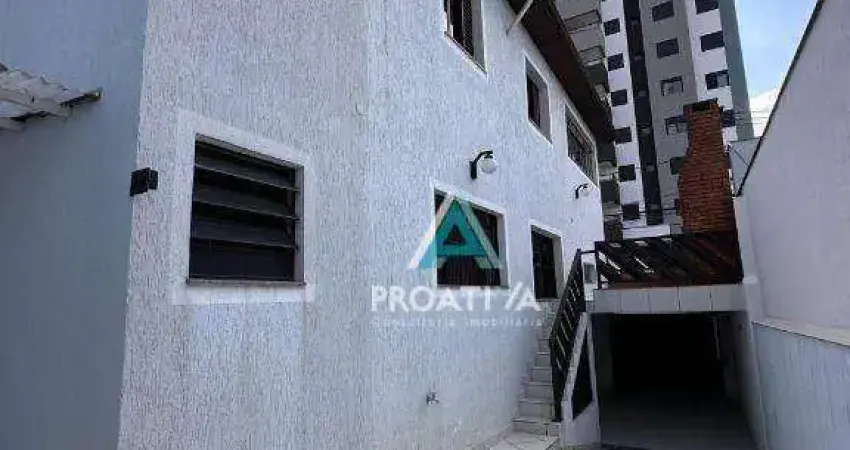 Sobrado com 3 dormitórios, 286 m²- Bairro Campestre - Santo André/SP