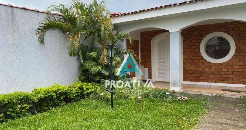 Casa com 4 dormitórios, 311 m² - venda por R$ 1.390.000,00 ou aluguel por R$ 6.600,00/mês - Campestre - Santo André/SP