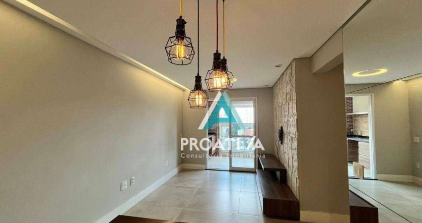 Apartamento com 3 dormitórios à venda, 74 m² por R$ 749.000,00 - Campestre - Santo André/SP