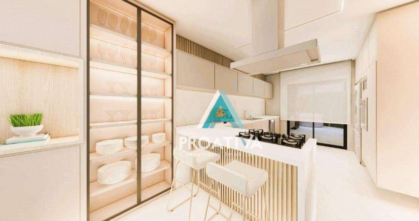 Sobrado com 3 dormitórios à venda, 155 m²  - Vila Alzira - Santo André/SP