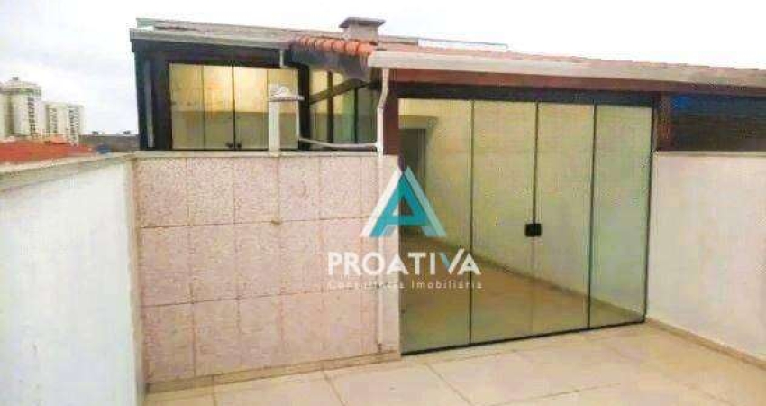 Cobertura com 2 dormitórios à venda, 100 m² - Campestre - Santo André/SP