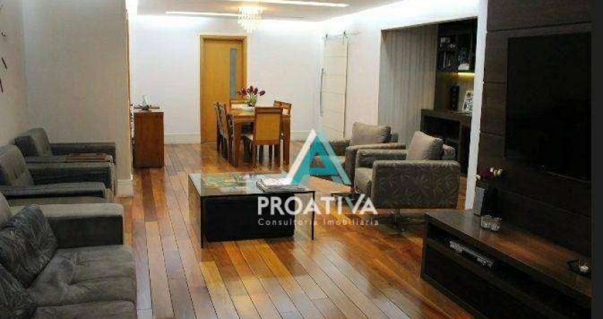 Apartamento com 3 dormitórios para alugar, 175 m² por R$ 10.946,00/mês - Jardim - Santo André/SP
