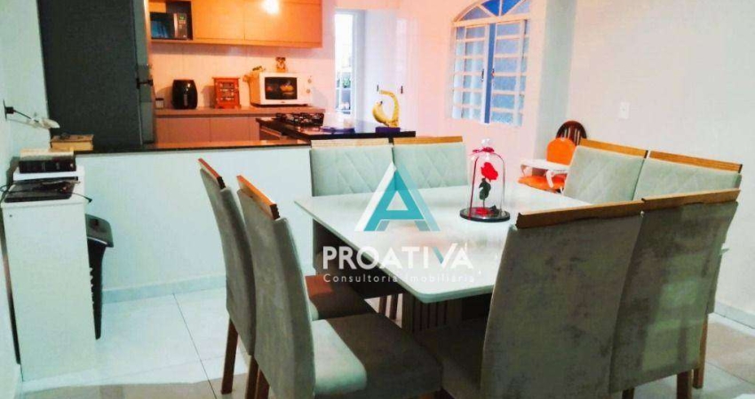 Sobrado com 3 dormitórios à venda, 201 m² - Jardim Las Vegas - Santo André/SP
