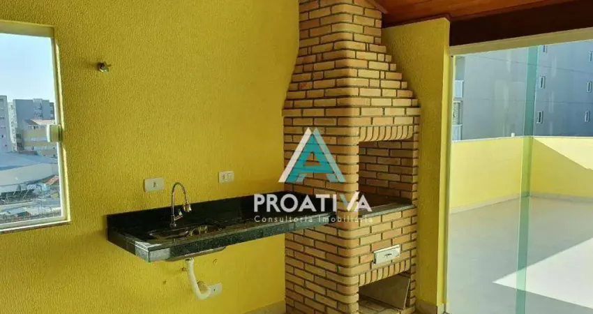 Cobertura à venda, 182 m² por R$ 960.000,00 - Campestre - Santo André/SP