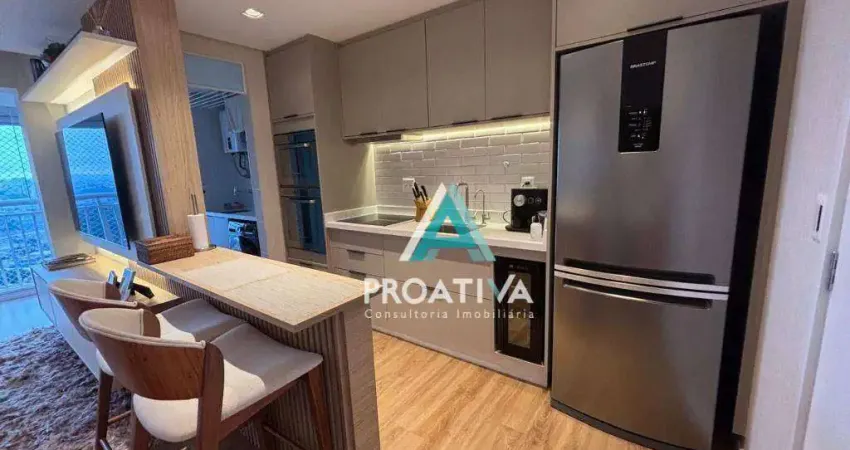 Apartamento com 2 dormitórios à venda, 64 m² - Campestre - Santo André/SP