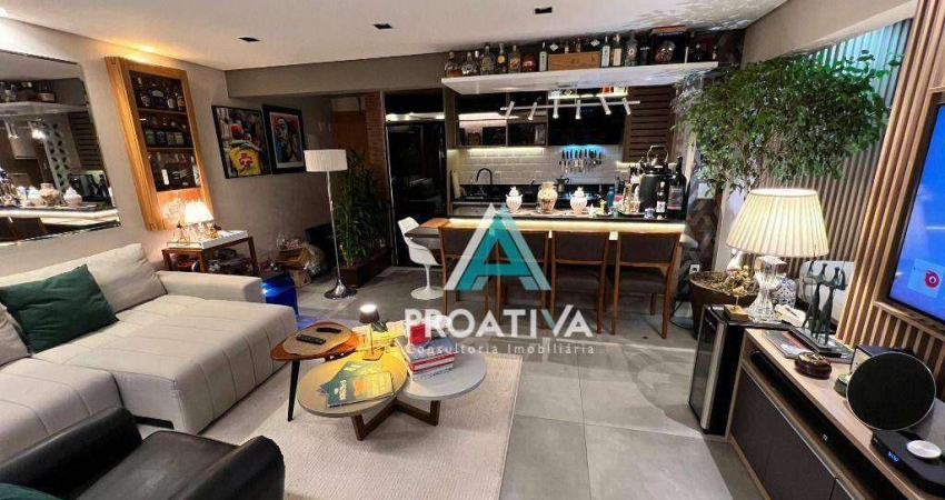 Apartamento com 2 dormitórios à venda, 64 m² - Centro - Santo André/SP