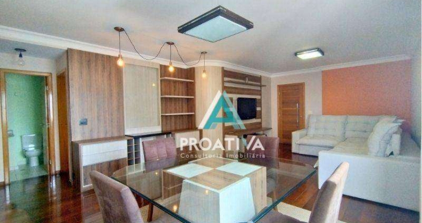 Apartamento com 4 dormitórios para alugar, 130 m²  - Jardim - Santo André/SP
