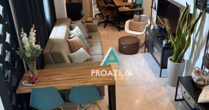 Cobertura com 2 dormitórios à venda, 120 m² - Campestre - Santo André/SP
