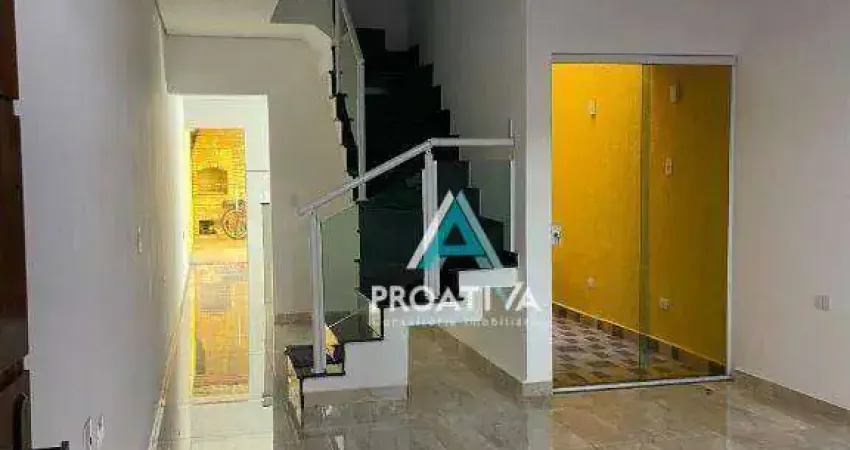 Sobrado com 3 dormitórios à venda, 140 m² - Vila Camilópolis - Santo André/SP