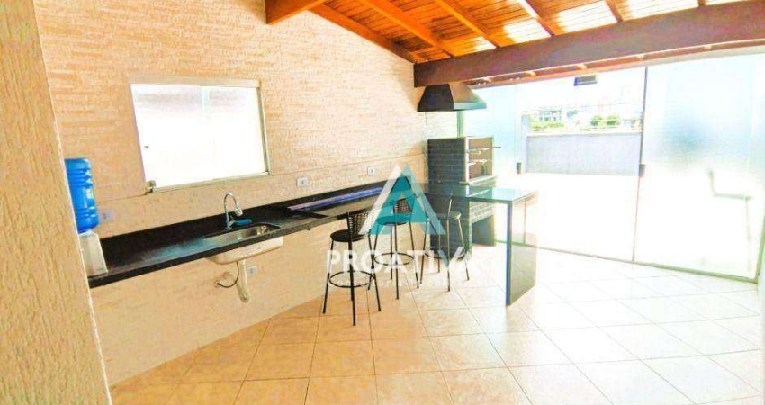 Cobertura com 2 dormitórios à venda, 198 m² - Vila Scarpelli - Santo André/SP