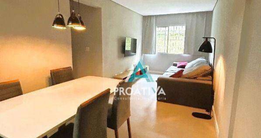 Apartamento com 2 dormitórios à venda, 68 m² por R$ 520.000,00 - Campestre - Santo André/SP