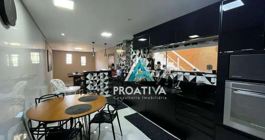 Sobrado com 2 dormitórios à venda, 250 m² - Jardim Vila Rica - Santo André/SP