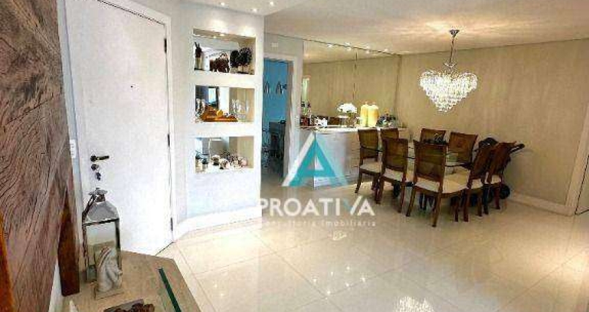 Apartamento com 3 dormitórios à venda, 143 m² - Vila Assunção - Santo André/SP