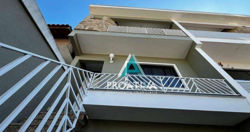 Sobrado com 3 dormitórios à venda, 200 m² - Vila Camilópolis - Santo André/SP