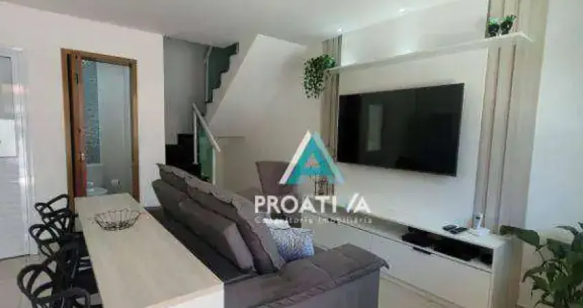 Sobrado com 2 suites à venda, 110 m² - Parque Erasmo Assunção - Santo André/SP