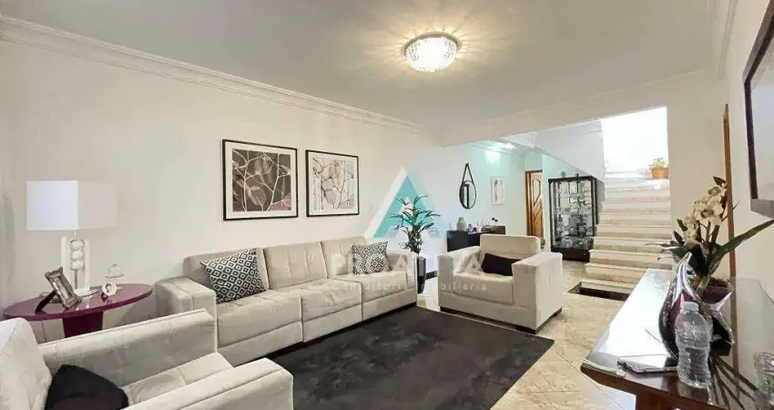 Sobrado com 3 dormitórios à venda, 209 m² por r$ 1.399.000,09 - campestre - santo andré/sp