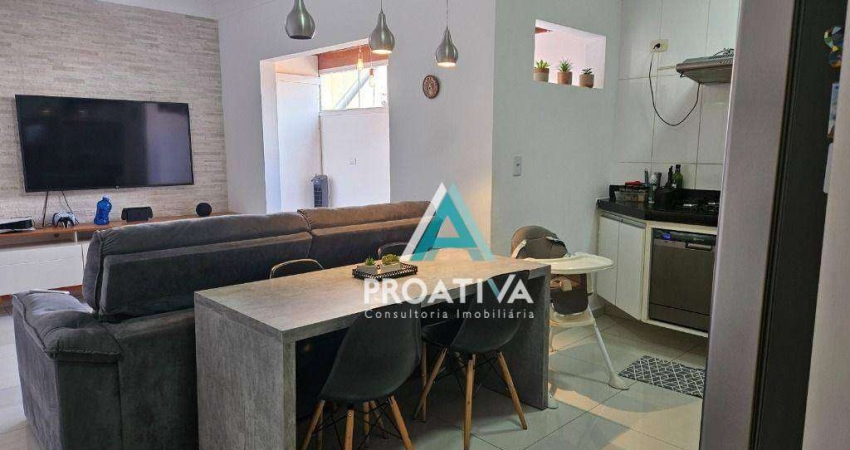Apartamento com 3 dormitórios à venda, 85 m² - Parque das Nações - Santo André/SP