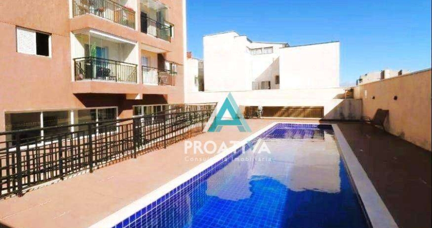Apartamento com 2 dormitórios à venda, 60 m² - Campestre - Santo André/SP