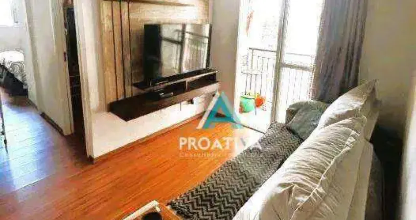 Apartamento com 2 dormitórios à venda, 49 m² - Parque Jaçatuba - Santo André/SP
