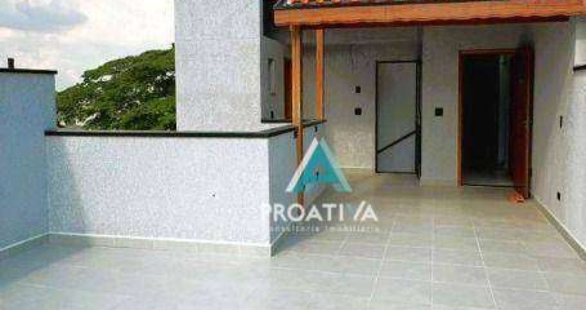 Cobertura com 2 dormitórios à venda, 108 m² por R$ 455.000,00 - Jardim Silvana - Santo André/SP