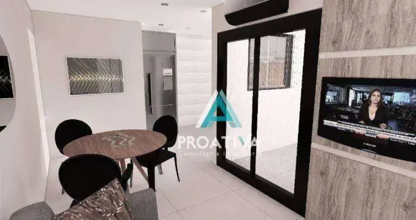 Cobertura com 2 dormitórios à venda, 88 m² - Jardim - Santo André/SP