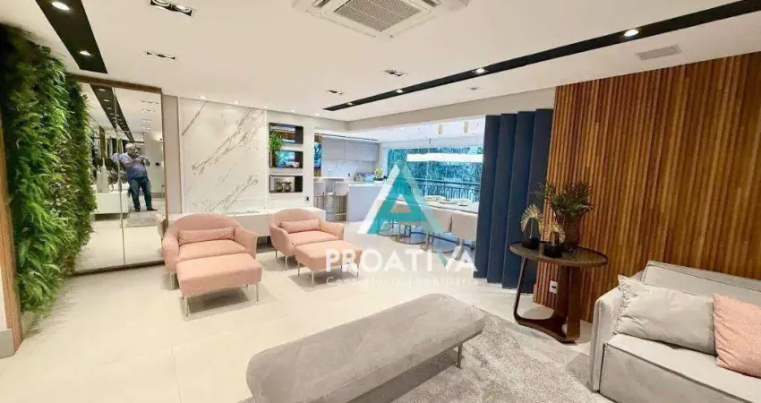 Apartamento com 3 dormitórios à venda, 191 m² por R$ 3.600.000,00 - Campestre - Santo André/SP