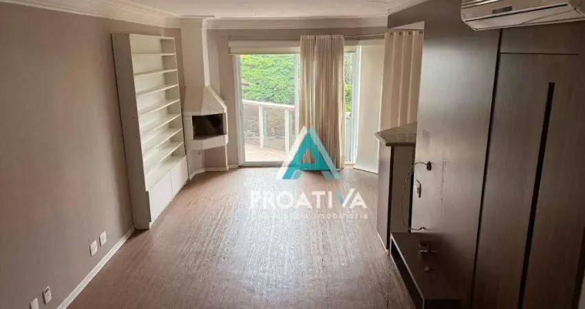 Apartamento com 1 dormitório para alugar, 104 m² - Jardim - Santo André/SP