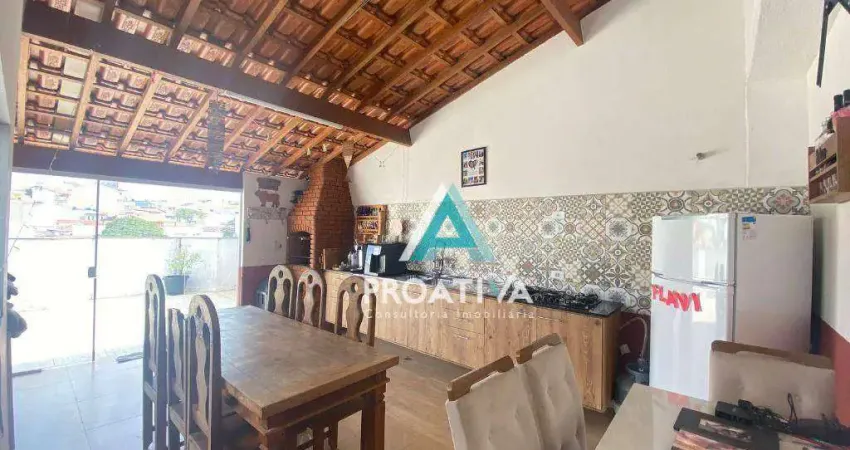 Cobertura com 3 dormitórios para alugar, 152 m² por R$ 4.511,00 - Parque das Nações - Santo André/SP