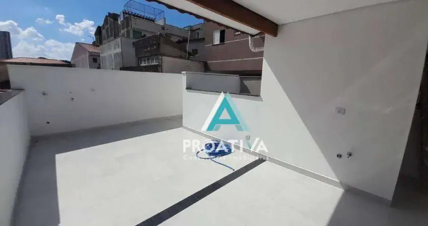 Cobertura à venda, 88 m² por R$ 550.000,08 - Vila Alzira - Santo André/SP