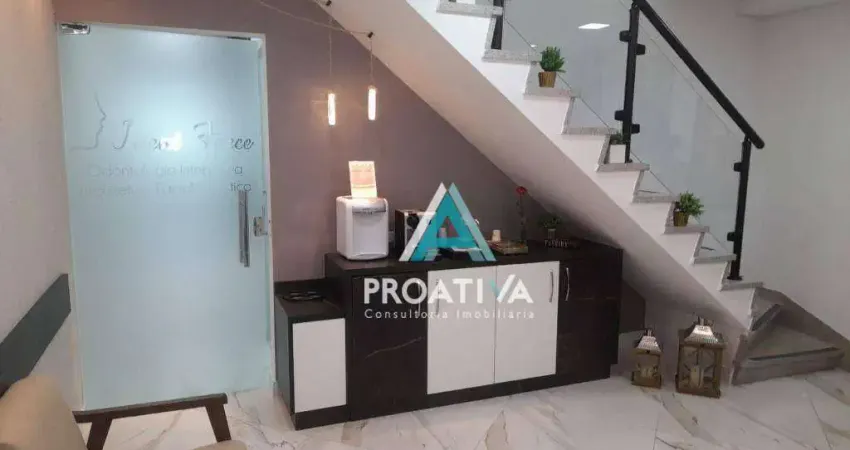 Sobrado, 173 m² - venda por R$ 1.750.000,01 ou aluguel por R$ 17.100,00/mês - Vila Gilda - Santo André/SP