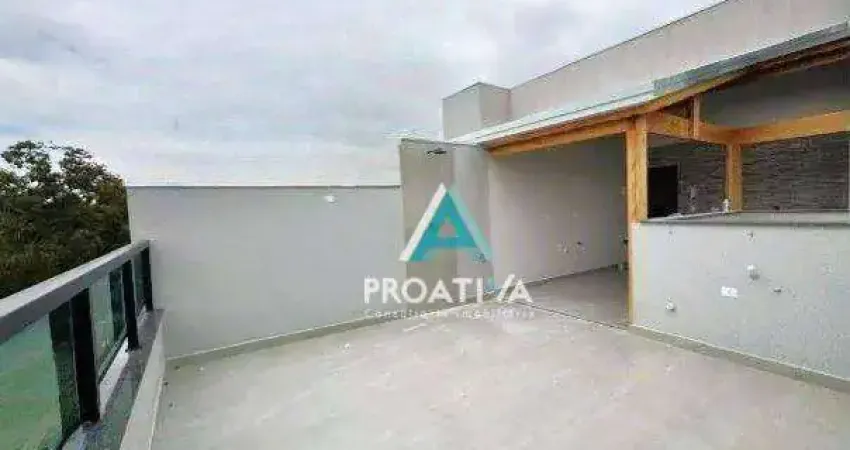 Cobertura com 2 dormitórios à venda, 57 m² por R$ 439.000,00 - Jardim das Maravilhas - Santo André/SP