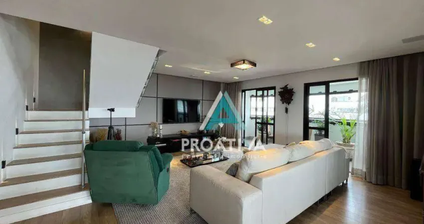 Apartamento Duplex com 3 dormitórios à venda, 284 m² - Vila Assunção - Santo André/SP