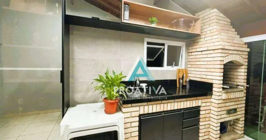 Cobertura com 2 dormitórios à venda, 102 m² por R$ 510.000,00 - Vila Homero Thon - Santo André/SP