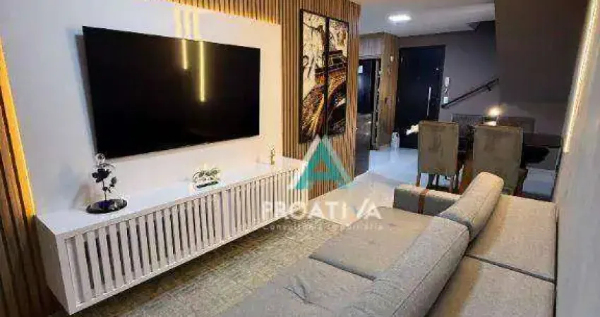Cobertura com 2 dormitórios à venda, 116 m² - Campestre - Santo André/SP