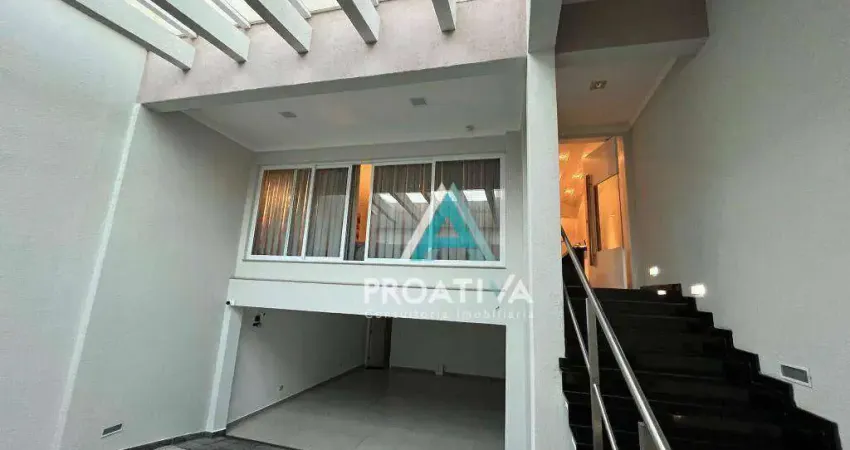 Sobrado com 4 dormitórios à venda, 470 m² - jardim - santo andré/sp