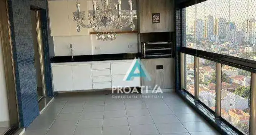 Apartamento com 4 dormitórios para alugar, 165 m² por R$ 13.050 - Jardim - Santo André/SP