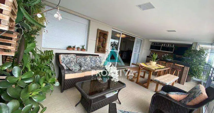 Apartamento com 3 dormitórios à venda, 165 m² por r$ 2.300.000,00 - jardim - santo andré/sp