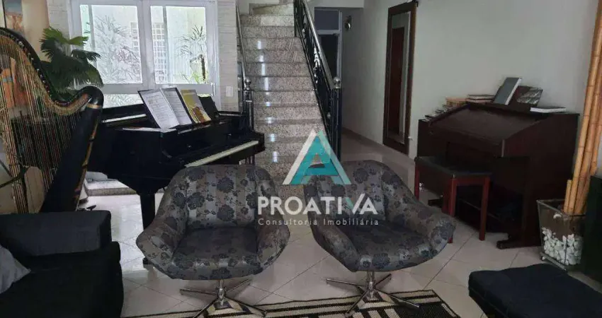 Sobrado à venda | 3 suítes | 5 vagas | jardim monte líbano – santo andré/sp