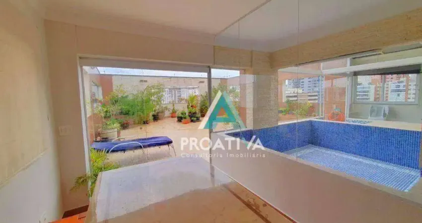Cobertura à venda, 277 m² por r$ 2.700.000,01 - santa paula - são caetano do sul/sp
