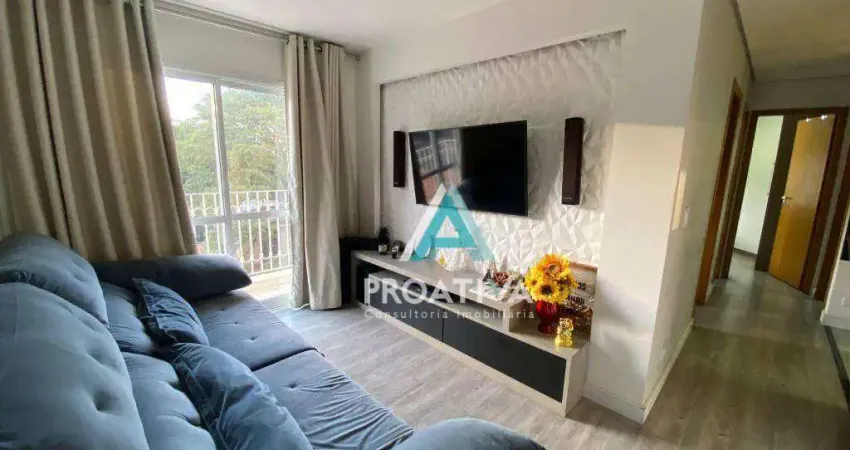 Apartamento com 2 dormitórios à venda, 72 m² por r$ 695.000,00 - jardim - santo andré/sp