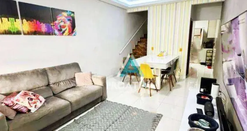 Sobrado à venda, 116 m² por r$ 640.000,00 - vila linda - santo andré/sp