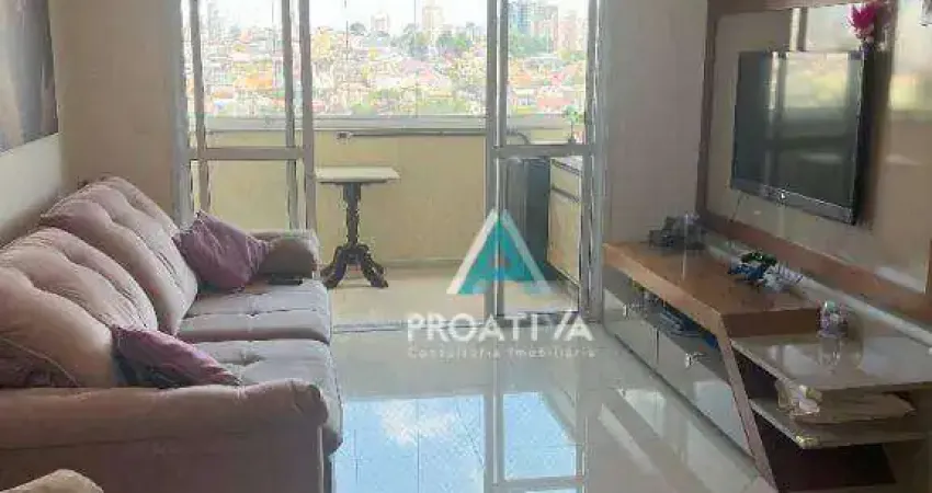 Apartamento com 2 dormitórios à venda, 76 m² por r$ 600.000,00 - jardim santo antônio - santo andré/sp