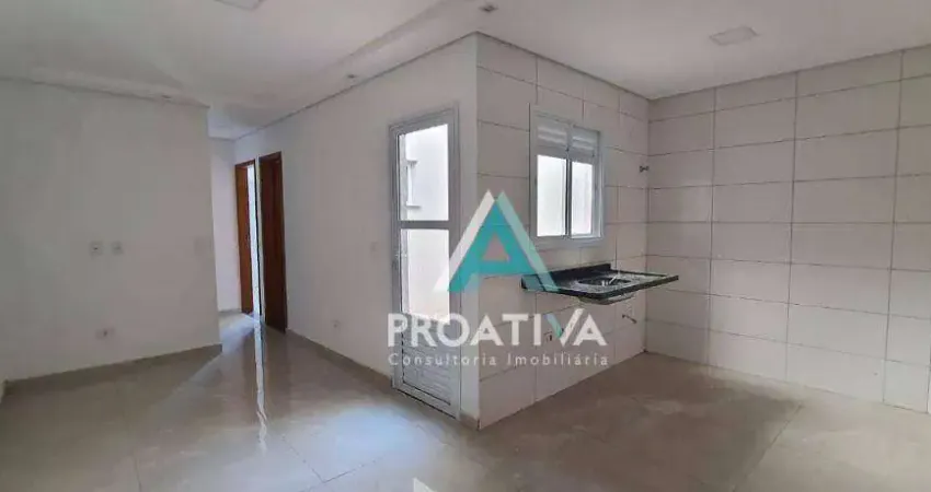 Apartamento com 2 dormitórios à venda, 40 m² por r$ 299.000,00 - vila linda - santo andré/sp