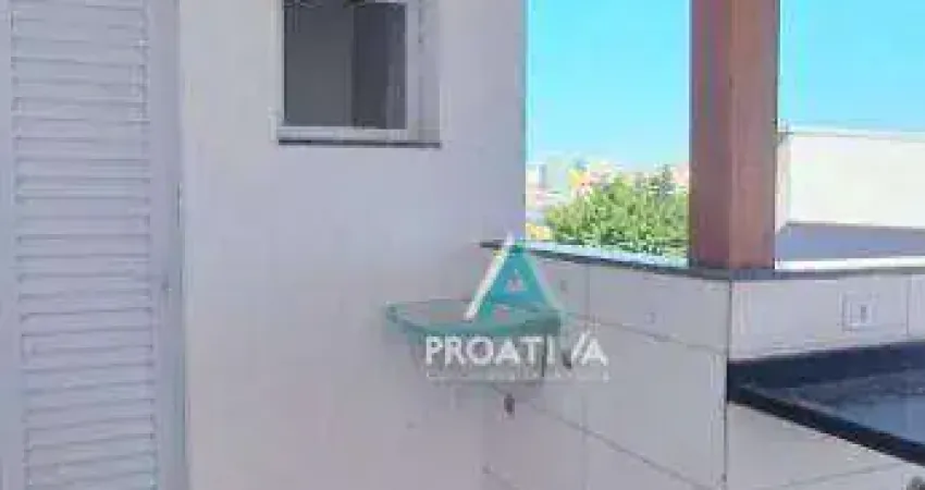 Cobertura com 2 dormitórios à venda, 80 m² por r$ 426.000,00 - vila linda - santo andré/sp